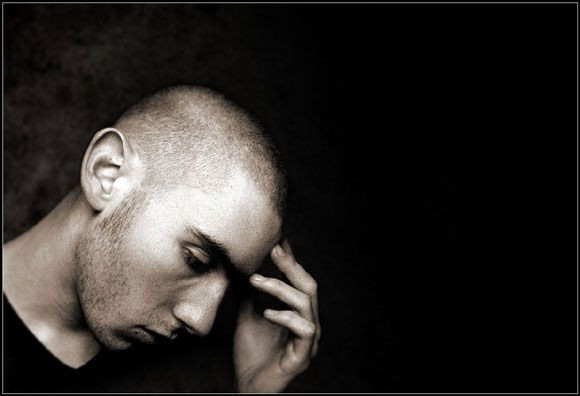 Depressed person