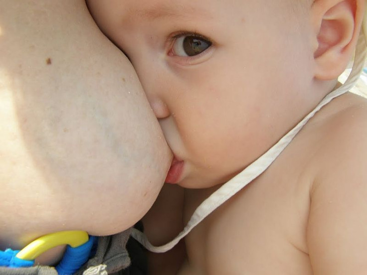 Breastfeeding baby