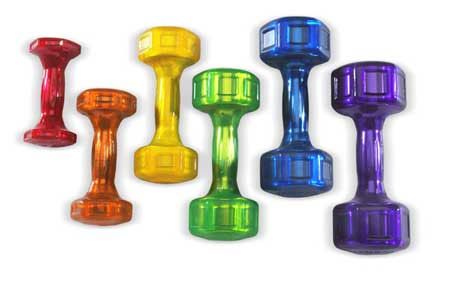 You should get at least two sets of dumbbells in different weight intervals8lbs and 12lbs. Not only are dumbbells easy to store and convenientthey can also be used in a variety of different ways to help strengthen and build muscles. Average Price Per s