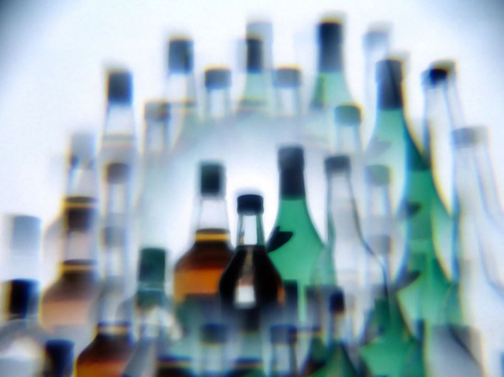 Alcohol bottles