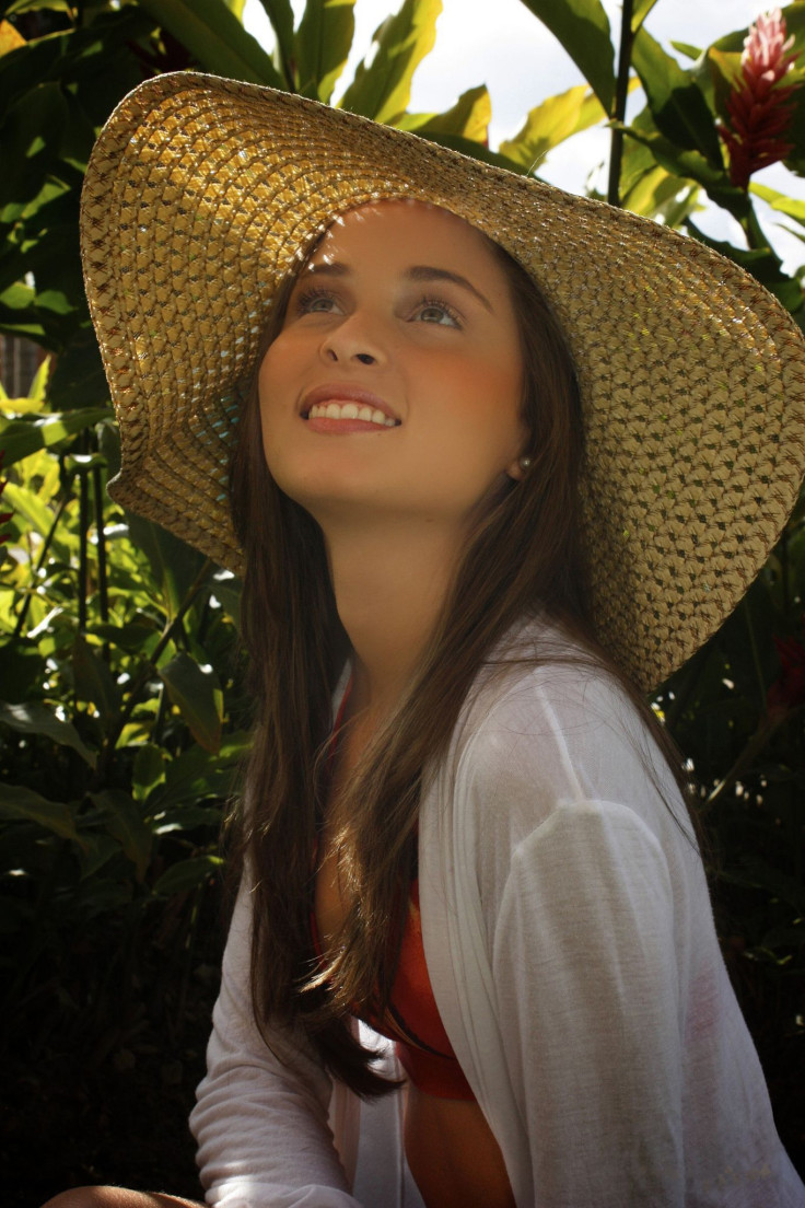 Woman in sun Hat
