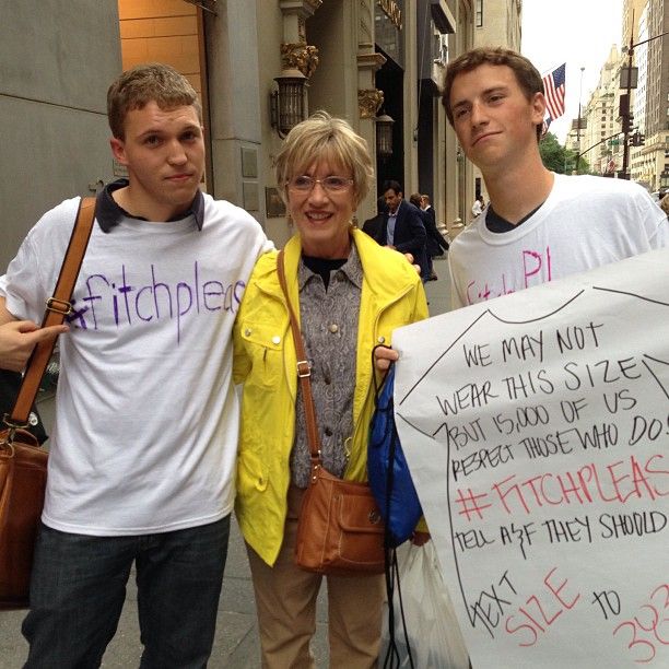 Activists Protest Abercrombie  Fitch CEOs Plus-Size Exclusion in Flagship Store