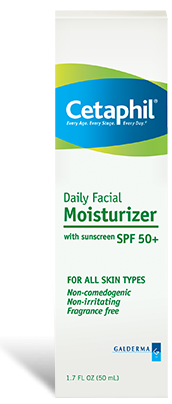 CETAPHIL DAILY FACIAL MOISTURIZER WITH SUNSCREEN SPF 50