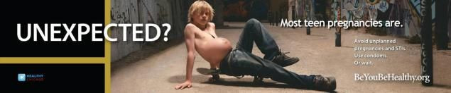 Pregnant boy