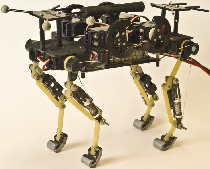 This is "cheetah-cub", a robot that runs like a cat.
