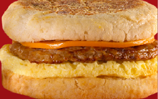 7-Eleven English Muffin with Sausage, Egg  Cheese