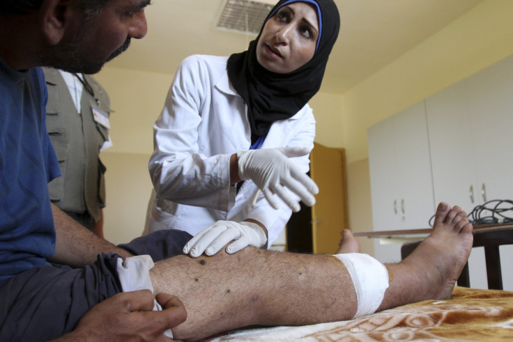 Syrian Refugee who fled fighting being treated in Tripoli