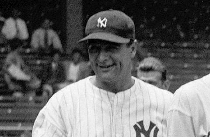 Yankees baseball player Lou Gehrig was only 37 when he died from amyotrophic lateral sclerosis (ALS).