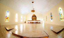 Dead baby wakes in chapel