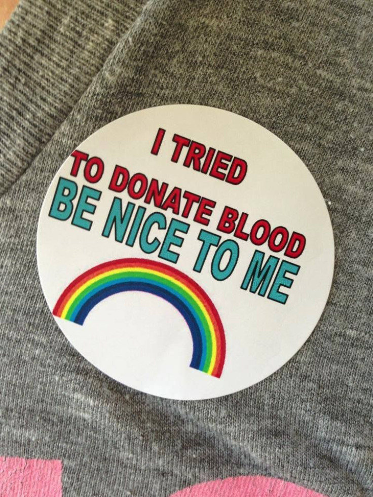 Gay Blood Drive Sticker