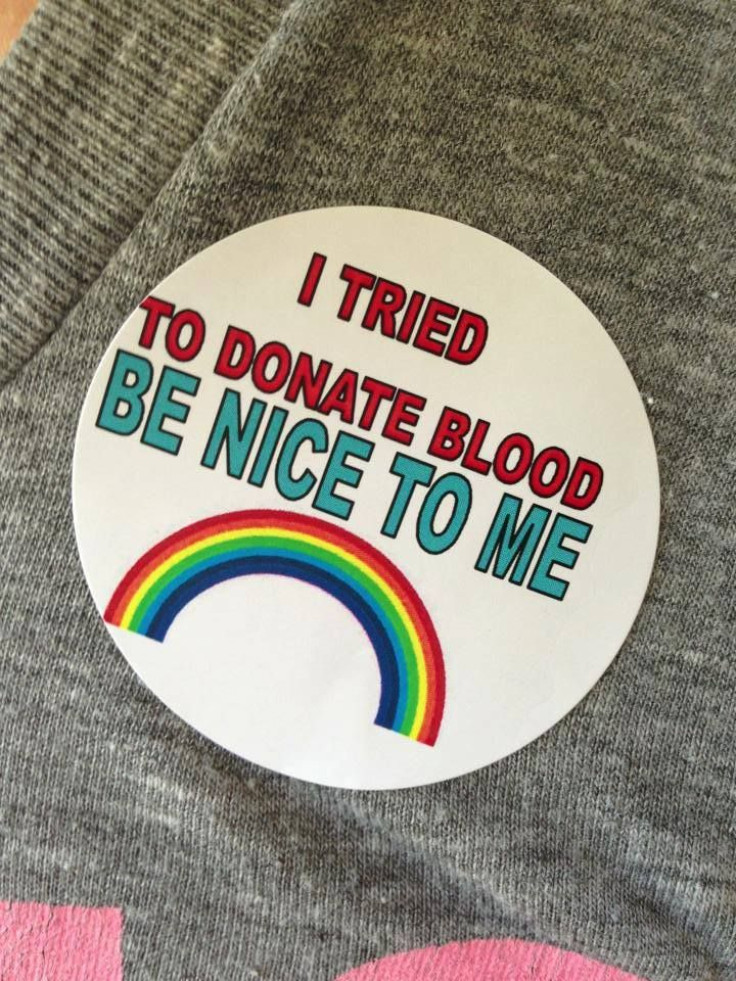 Gay Blood Drive Sticker