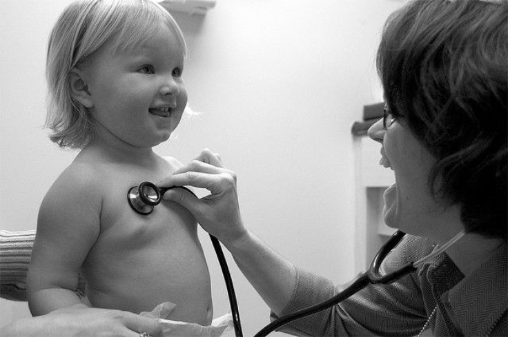 Child at doctor's office
