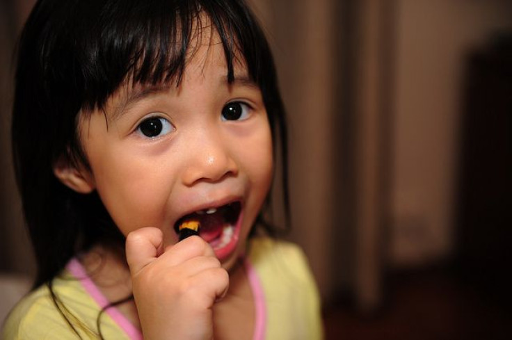 Girl eating