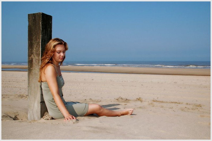 Woman on beach