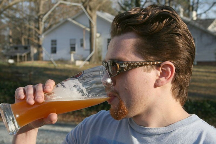 Man Drinking Beer