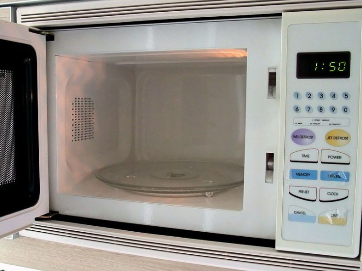 Microwave oven interior