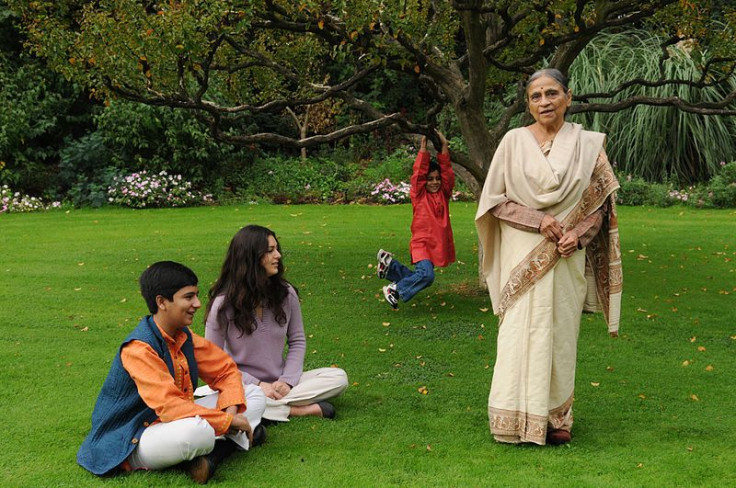 Clone of Clone of Clone of Clone of Grandmother with her grandchildren