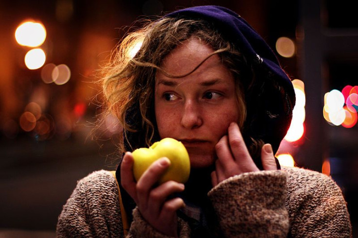 Clone of Woman eating apple