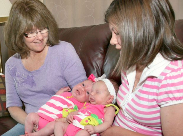 Susie Kozisek delivers daughter's twins 