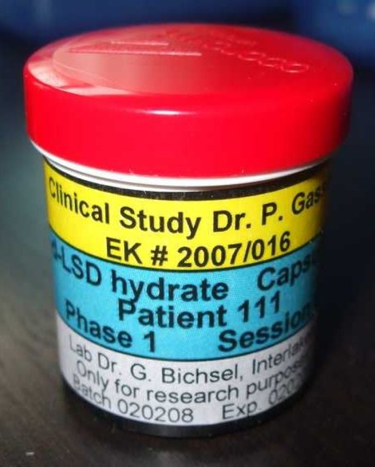 Clone of Clone of Clinical trial bottle of LSD