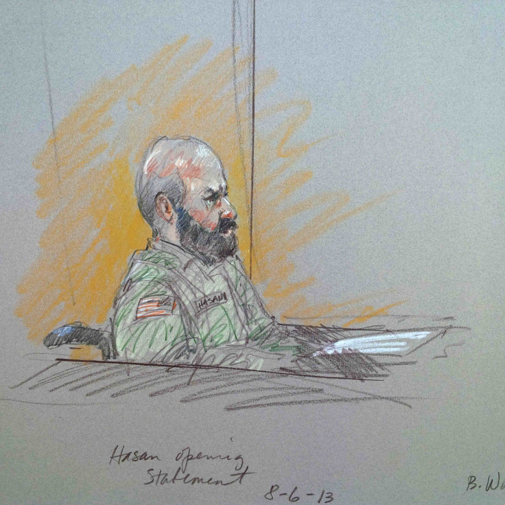 Court Room Sketch of Nidal Malik Hasan