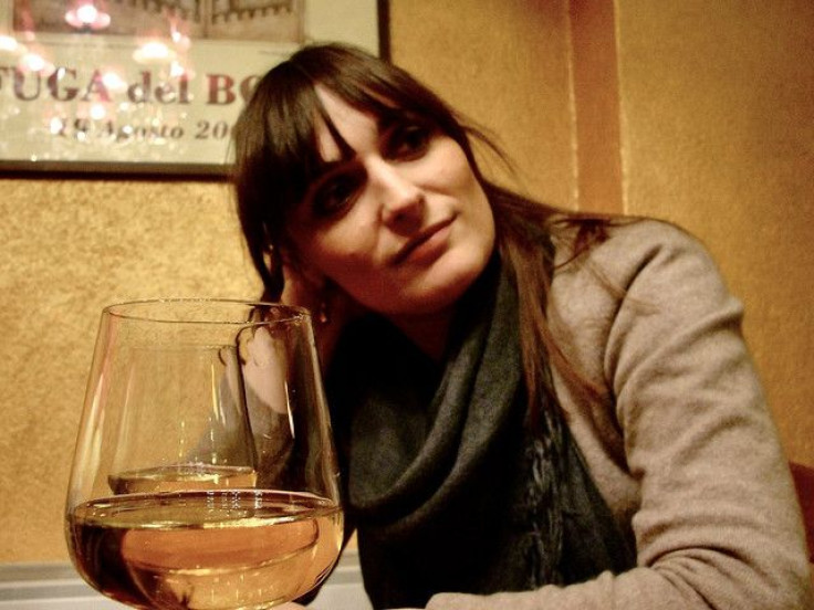 Woman drinking wine