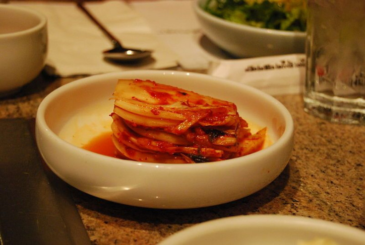 Kimchi, a fermented vegetable