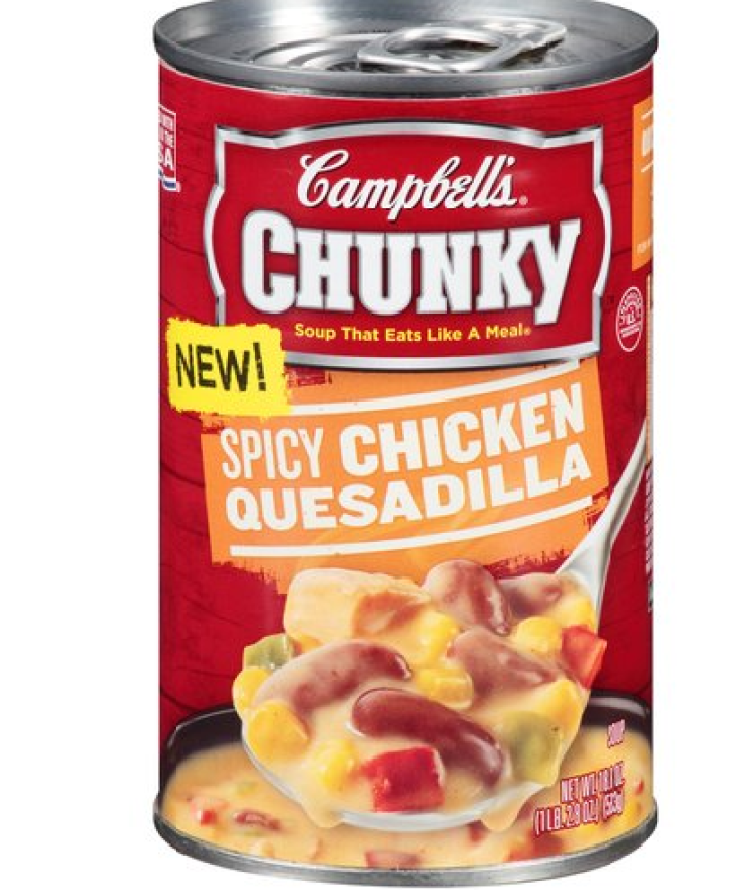 Campbell’s Chunky - Spicy Chicken Quesadilla – 190 Calories