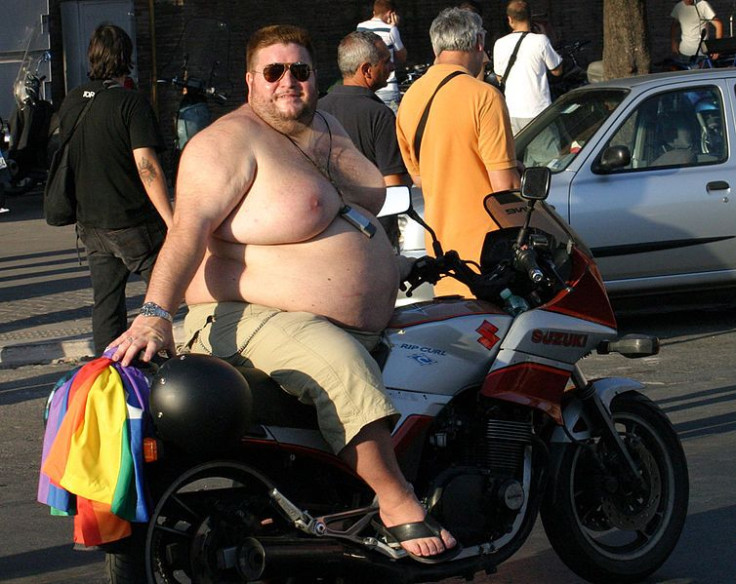Overweight biker