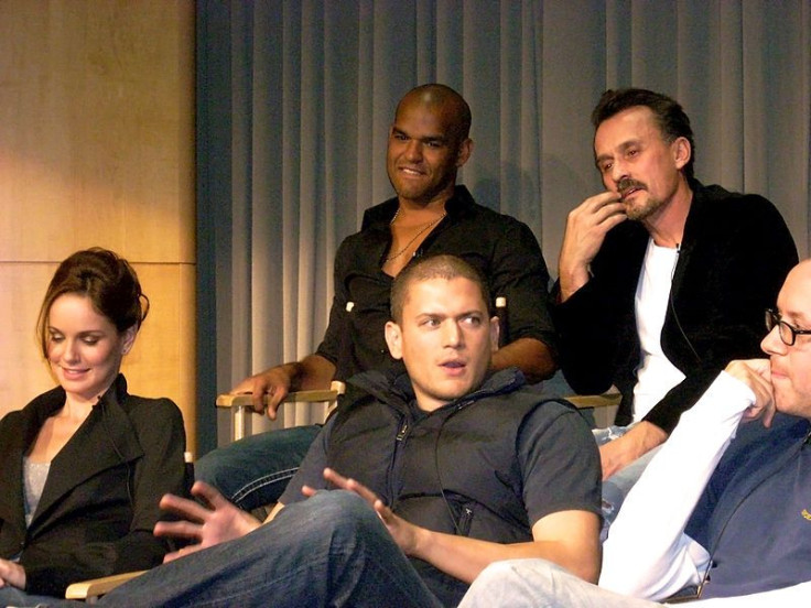 Wentworth Miller with Prison Break cast