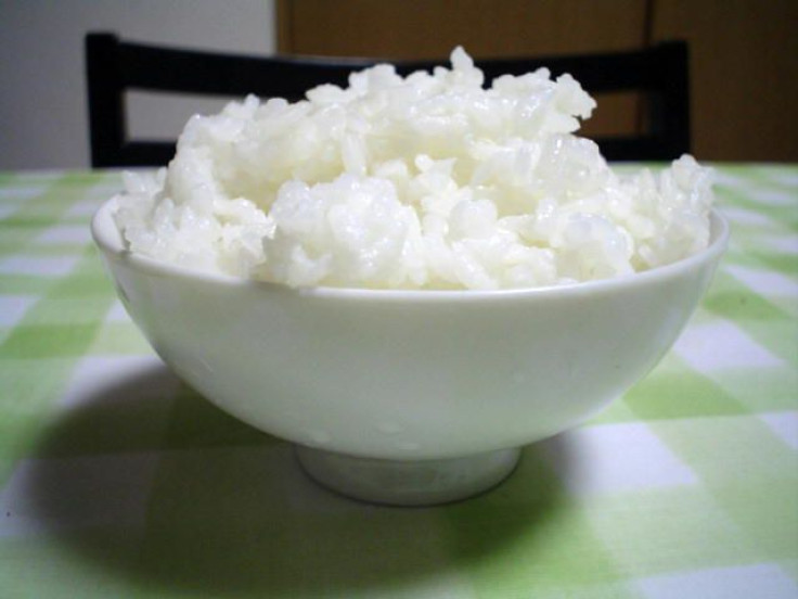 Rice bowl on top of kitchen table