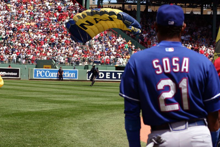 Sammy Sosa in Chicago Cubs uniform