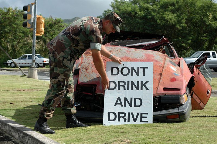 Don't drink and drive sign