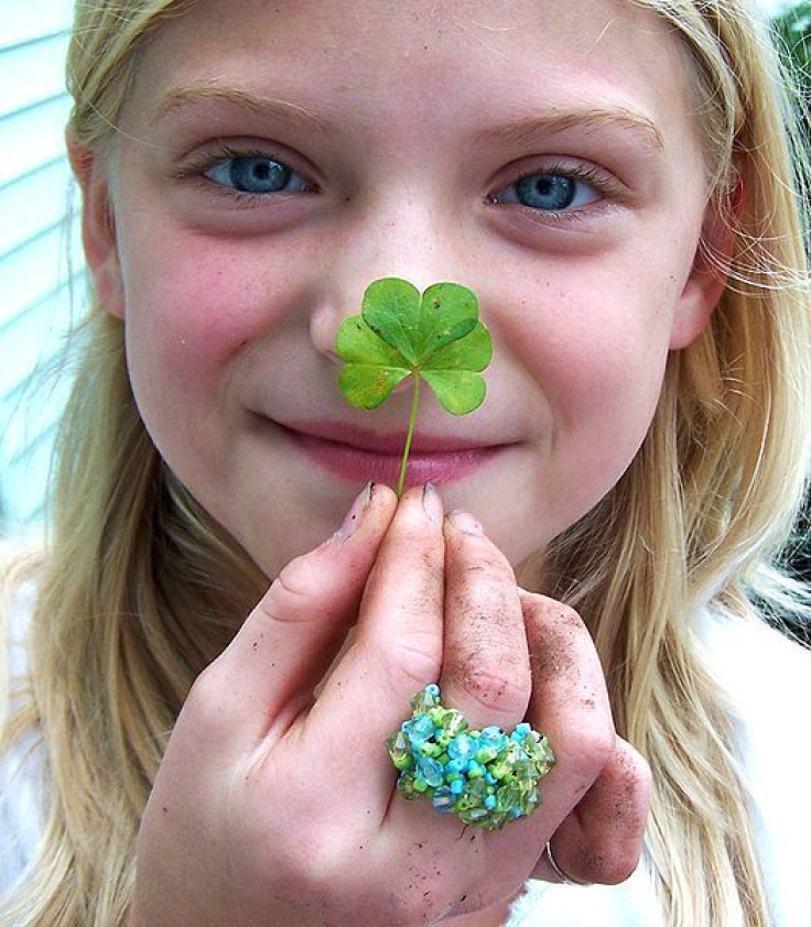 Young girl smiling