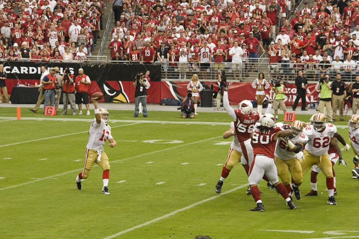 Arizona Cardinals against the San Francisco 49ers