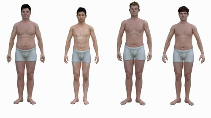 Renderings Of Body Types In Different Countries