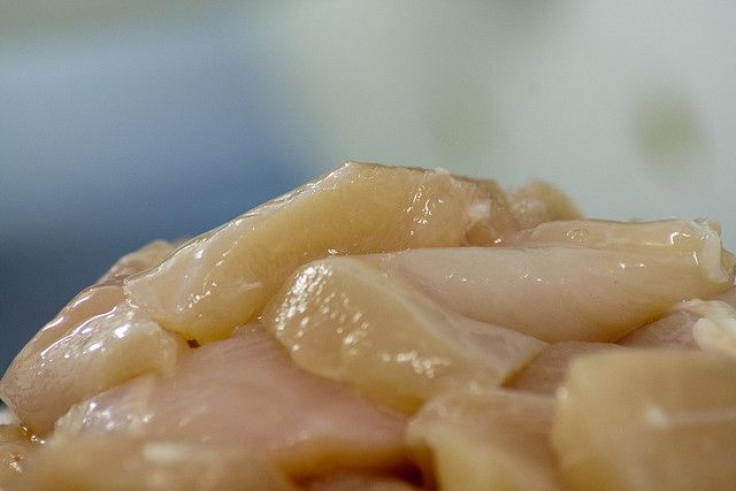 Raw chicken