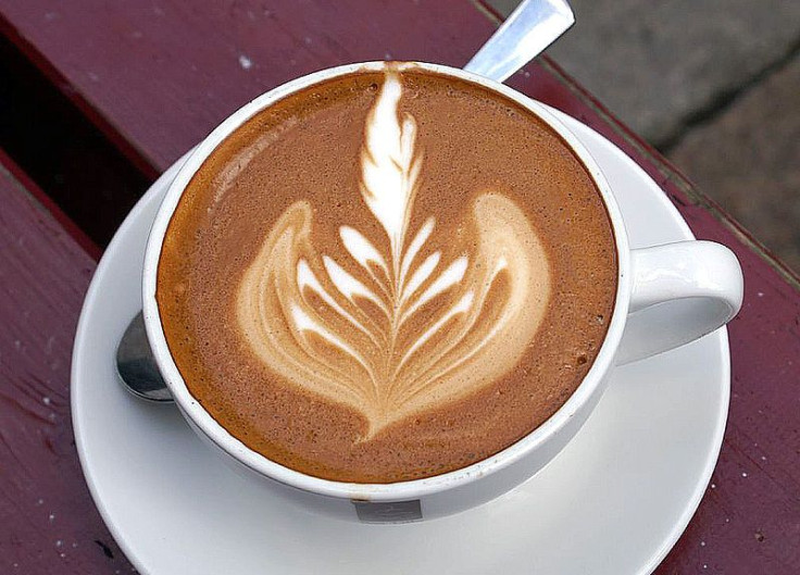 Cup of coffee on table