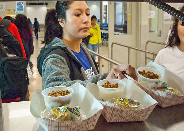 school cafeteria
