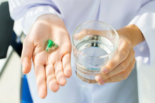 Nurse offers medication