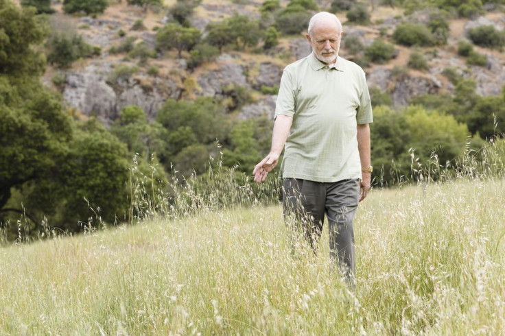 old man walking