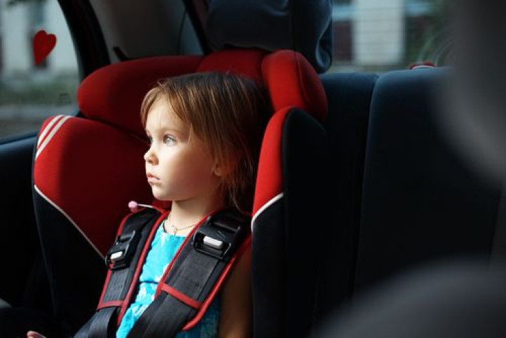 Child in car safety seat