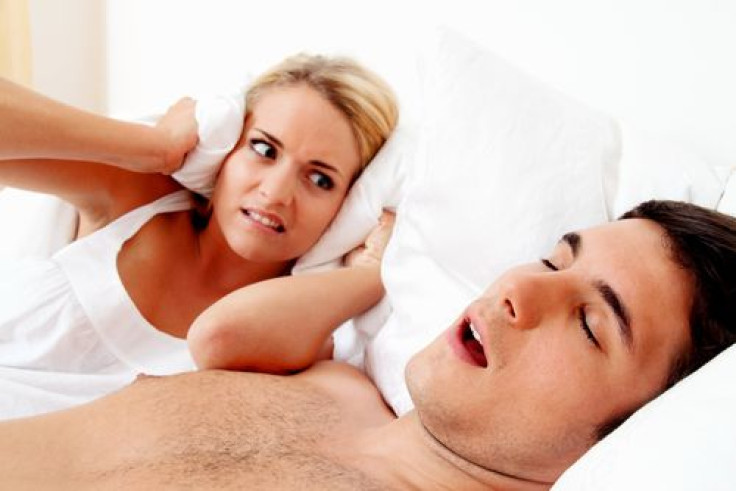 Woman can't sleep because of man's loud snoring