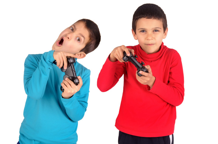 Kids playing games