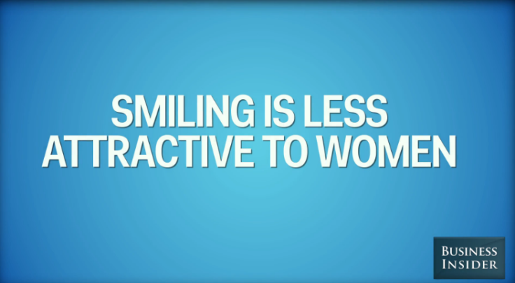 Smiling is less attractive to women