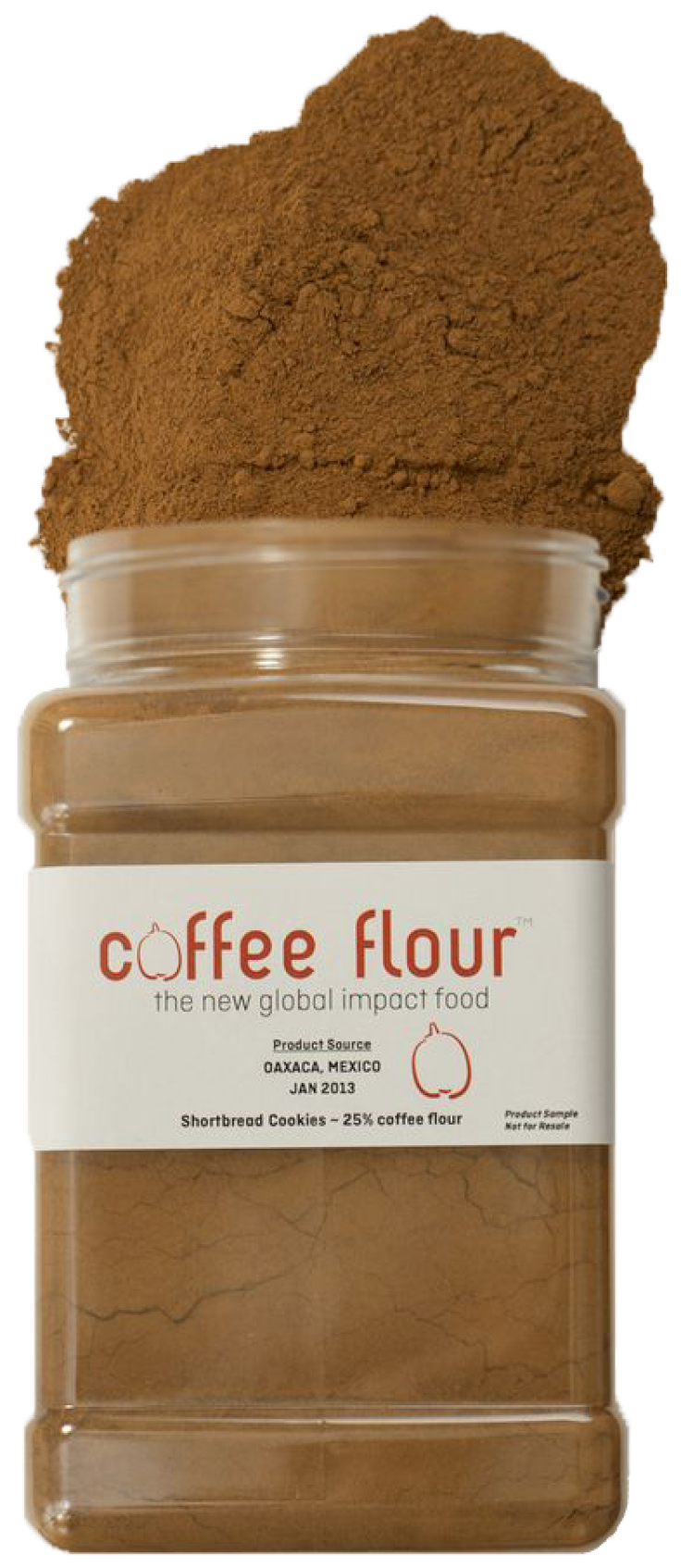 Coffee Flour jar