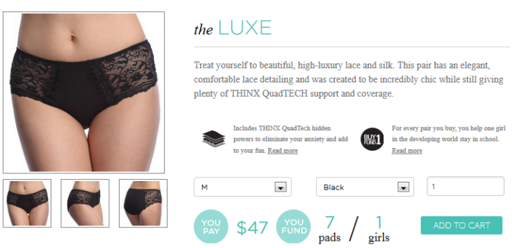 Thinx the luxe panty