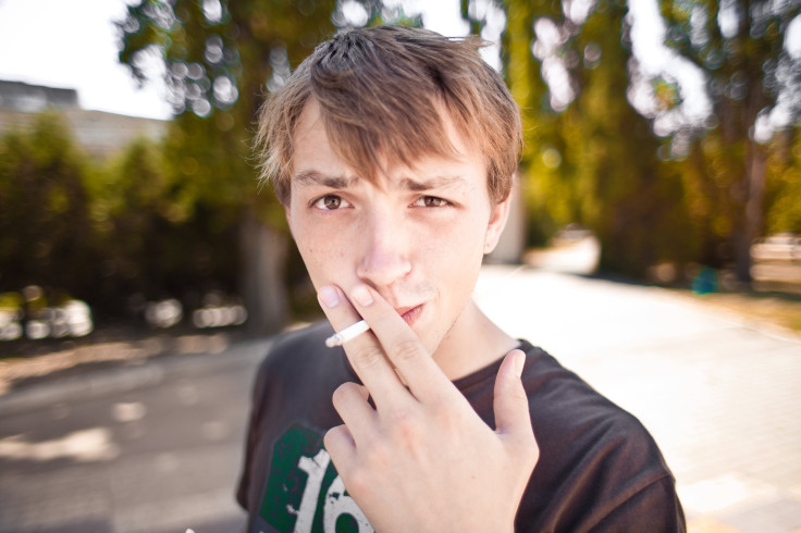 Kid smoking