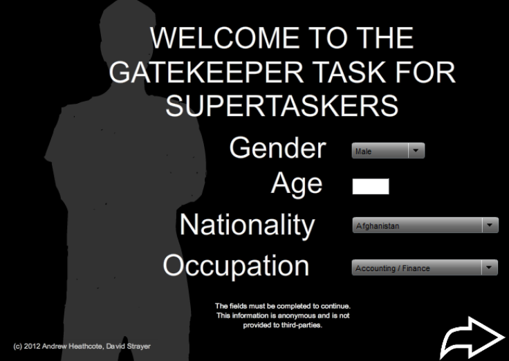 GateKeeper Task For Supertaskers