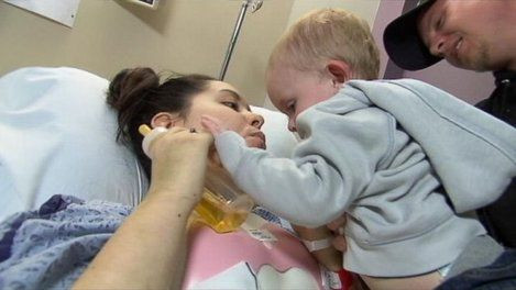 Mom Leaps From Burning Building To Save Son